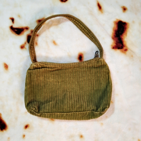 Vintage Y2K American Eagle Whimsygoth Boho Corduroy Mini Shoulder Bag - Picture 9 of 9